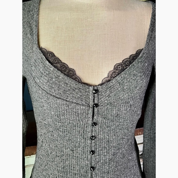 Anthropologie Grey Cardigan S - Picture 3 of 10